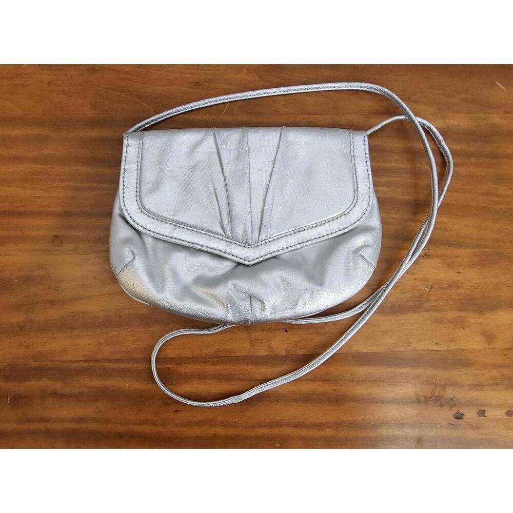 La Regle Purse Clutch Silver Womens Vintage Hand Made